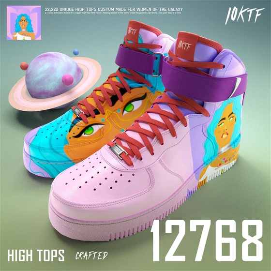 Galaxy High Tops #12768