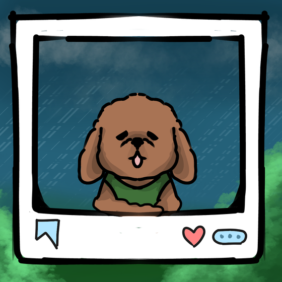 旅する犬 #1360