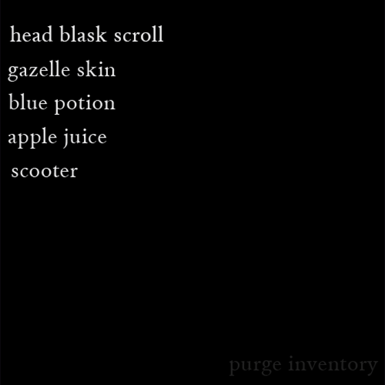 Purge Inventory #4336