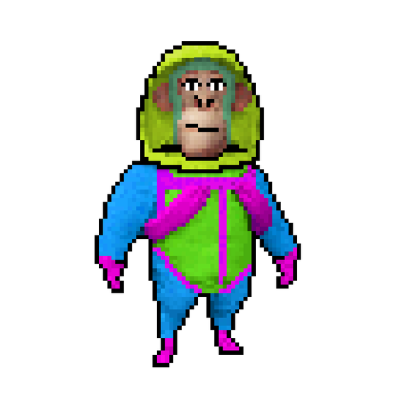 Pixel Radioactive Ape #53