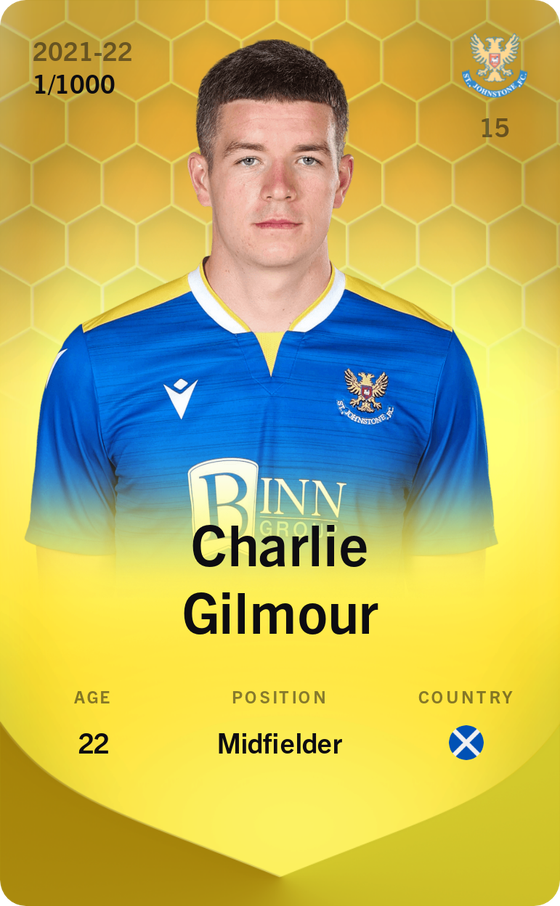 Charlie Gilmour 2021-22 • Limited 1/1000