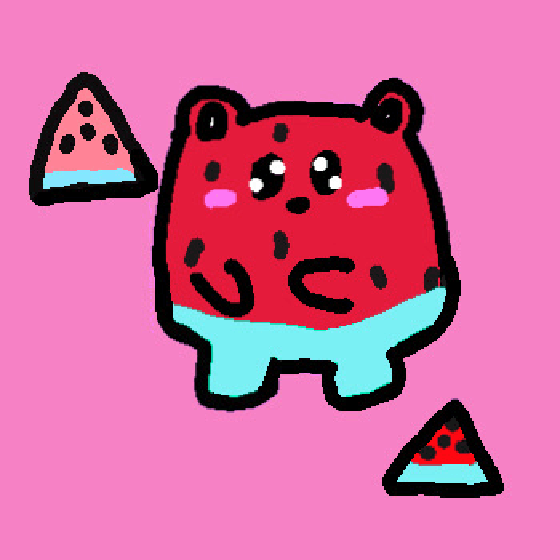 Kawaii Bear✖️Watermelon