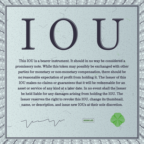 IOU #165