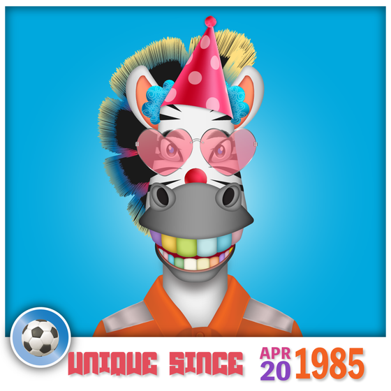 Zebra Birthday #1301