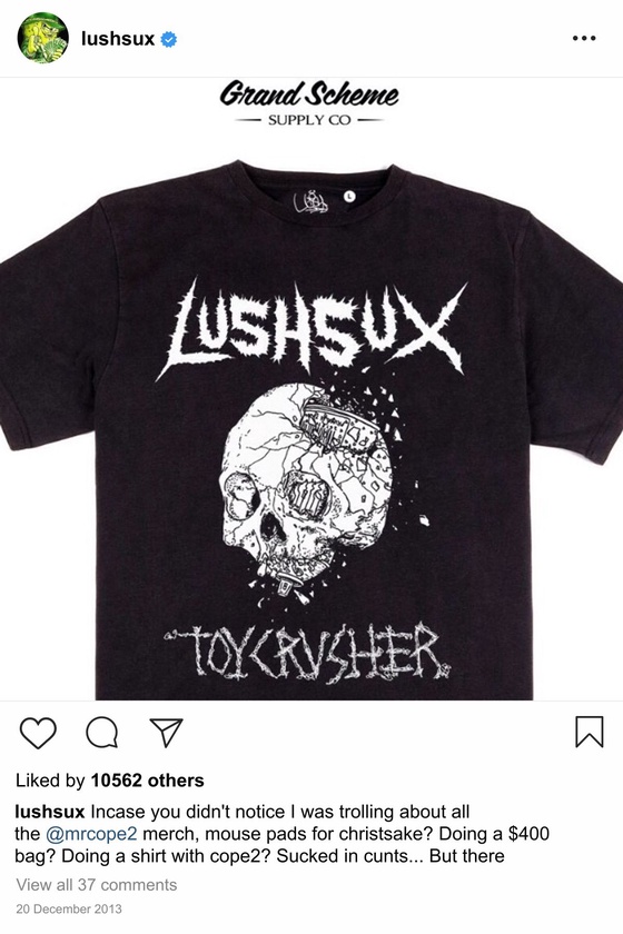 Lushsux #880 - Shill Post