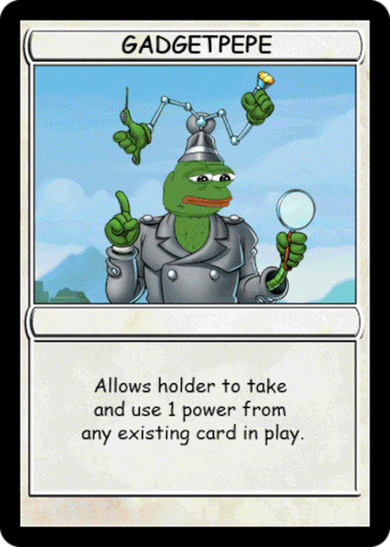 GADGETPEPE: RAREPEPE - SERIES 4, CARD 22 - 100 ISSUED Wrapped RAREPEPE