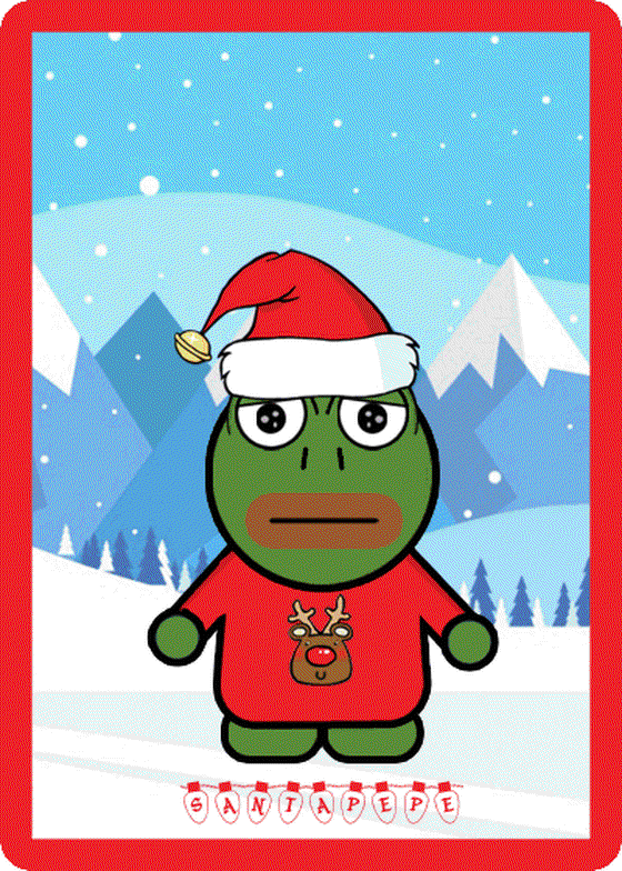 SANTAPEPE | 1225 issued | RarePepe 2016 | Series 9