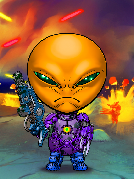 War Saturn Soldier #8570