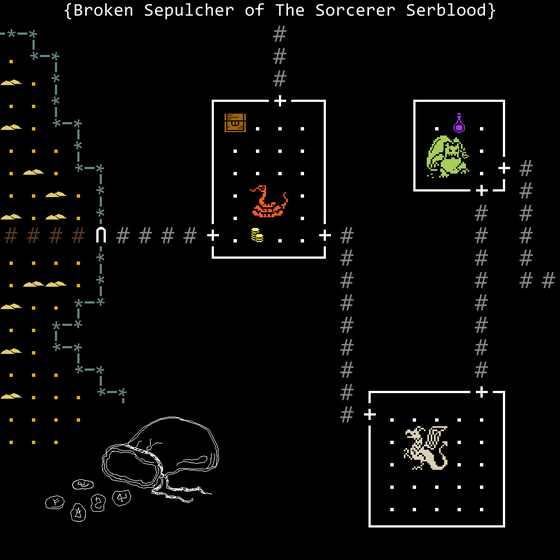 Broken Sepulcher of The Sorcerer Serblood 