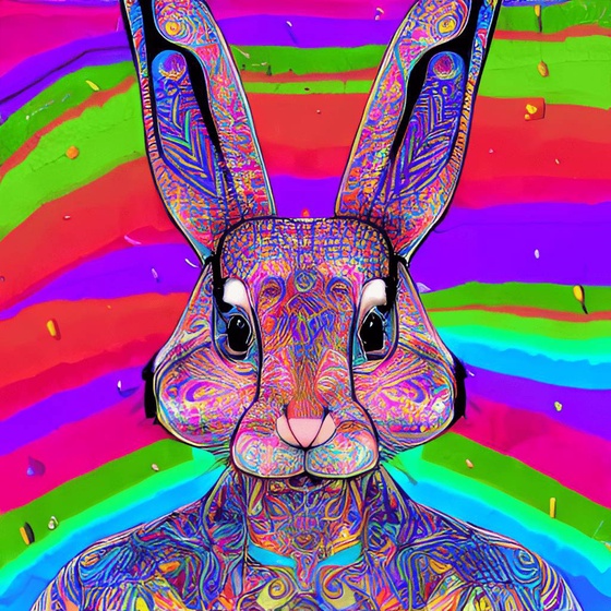 Psychedelic Rabbids #151