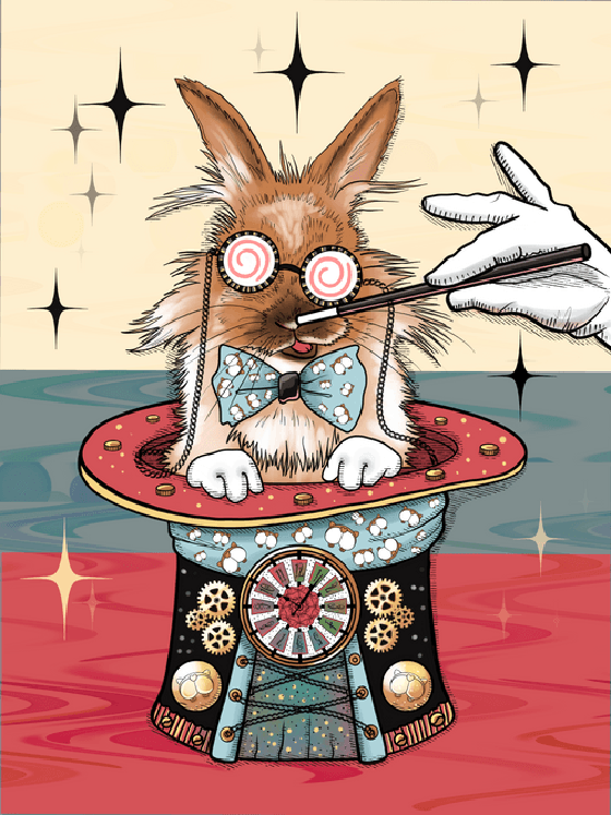 Octavius ​​- Magical steampunk rabbit