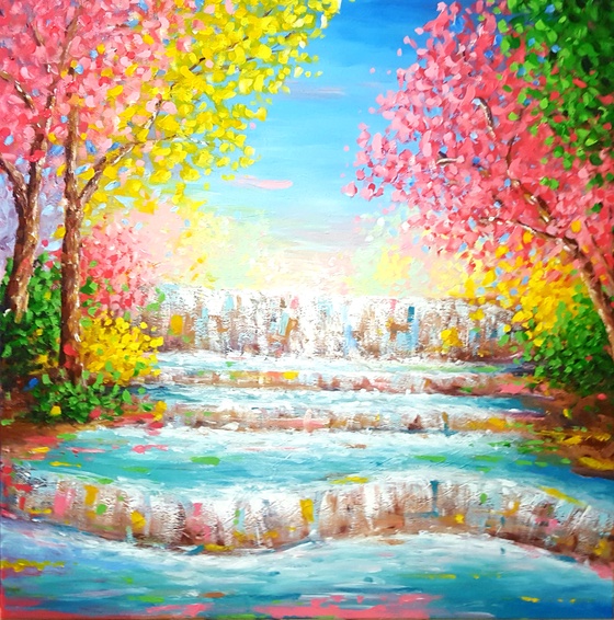 Dazzling waterfalls 