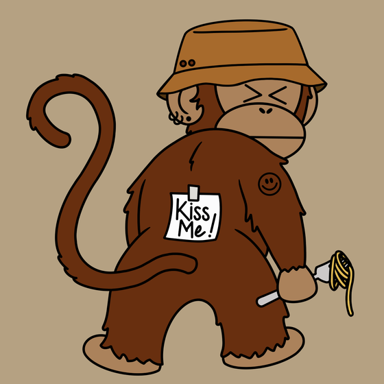 Kiss Me Monkey #8146