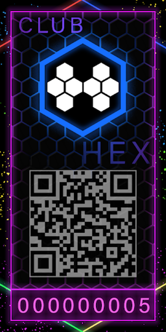 Club Hex Ticket #000000005