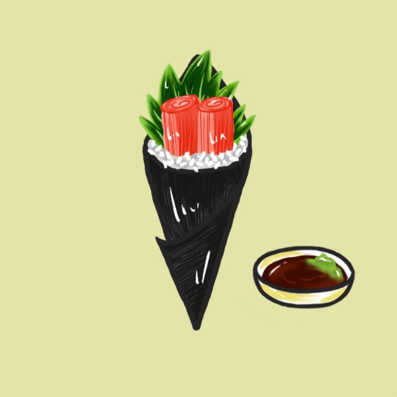 蟹柳手卷 Crab Stick Temaki