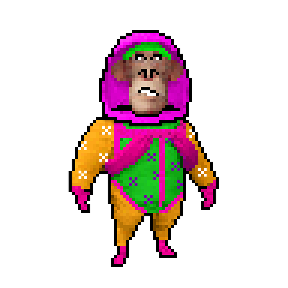 Pixel Radioactive Ape #355