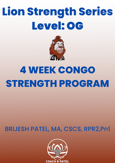 Lion Strength Series: Congo Strength Program