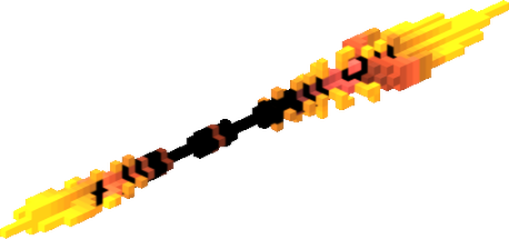 Fire Double Spear - Elements