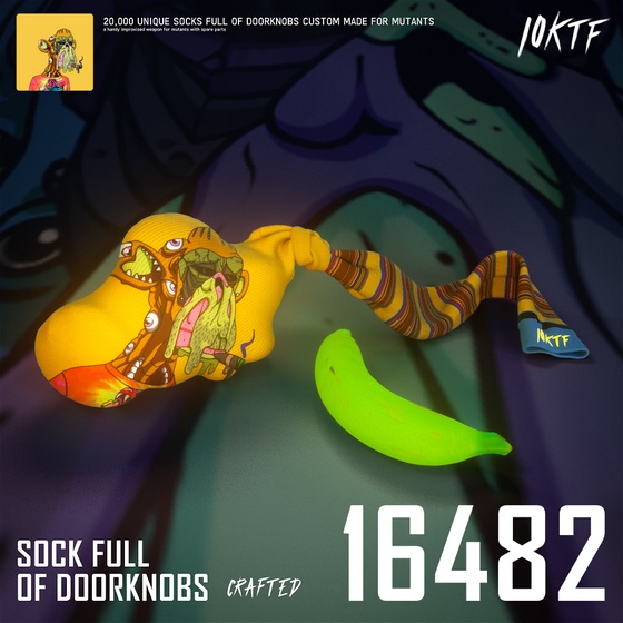 Mutant Sock Full of Doorknobs #16482