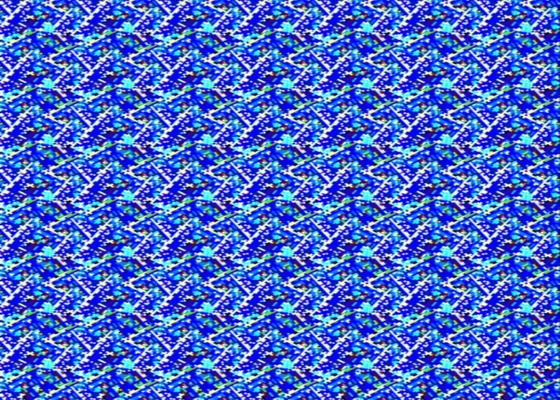 blue abstract pixelated