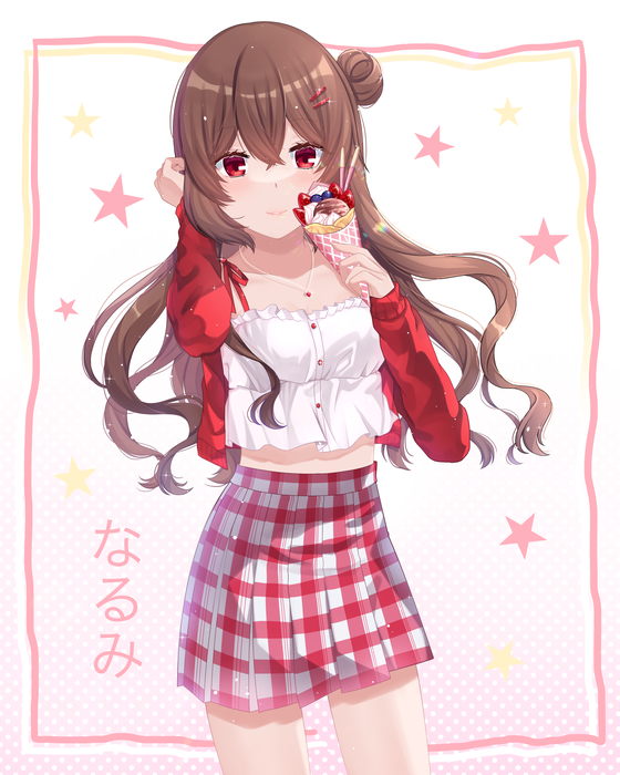 Narumi and her crepe (special gift for Sorel san)
