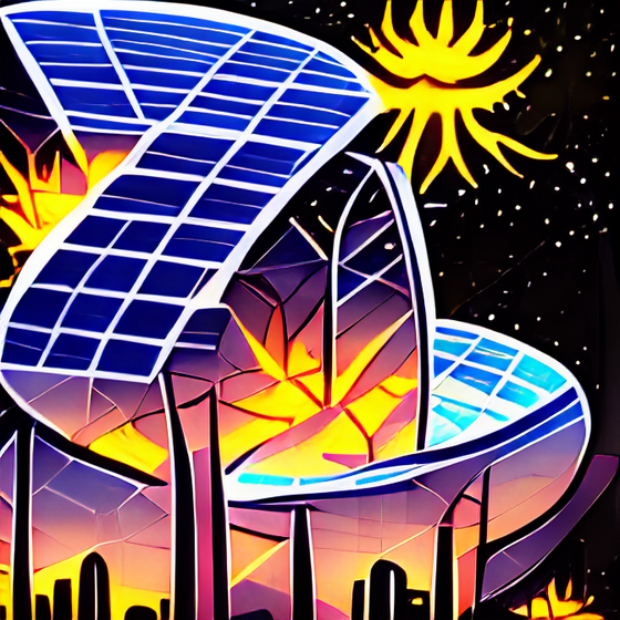 Solarpunk Illustration 1