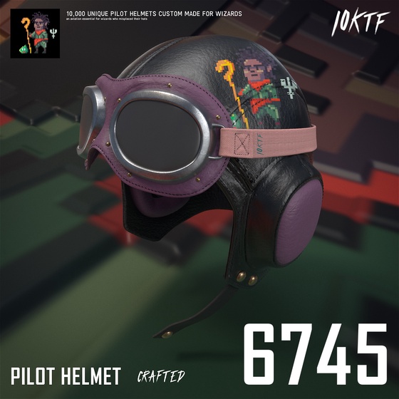 Wizard Pilot Helmet #6745