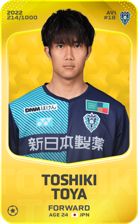 Toshiki Toya 2022-23 • Limited 214/1000