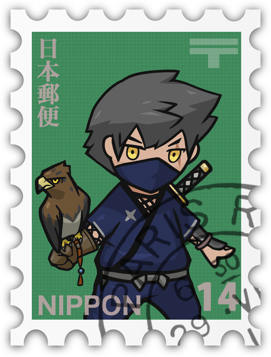 Ninja Stamp #014 ハヤテ - Hayate