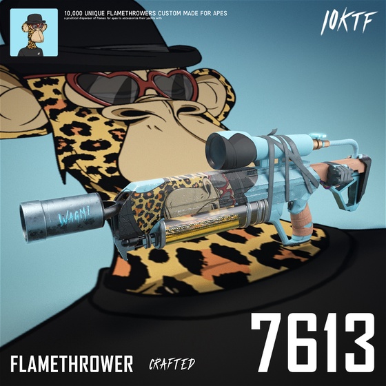 Ape Flamethrower #7613