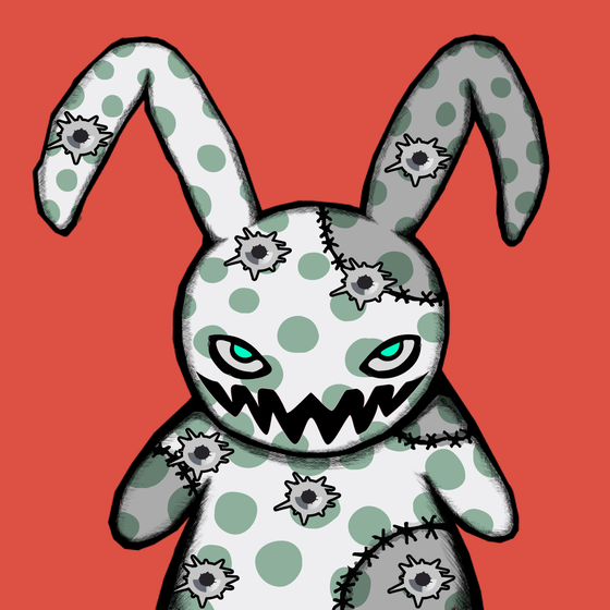 Crazy Stuffed Bunnie #6426