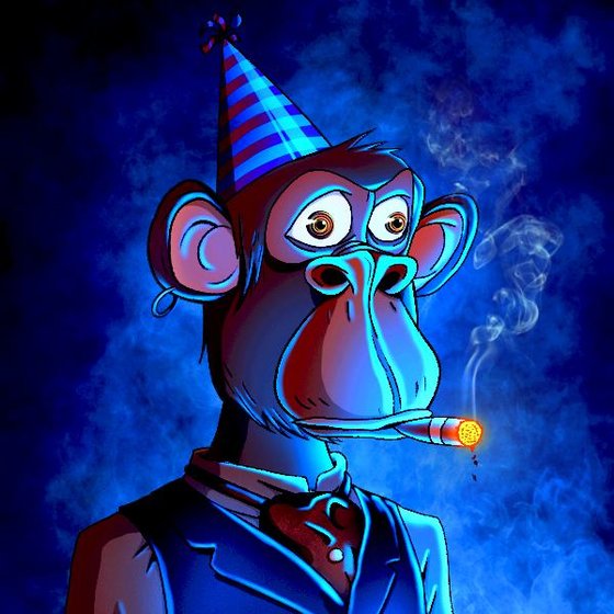 Under Smoke Ape #14355