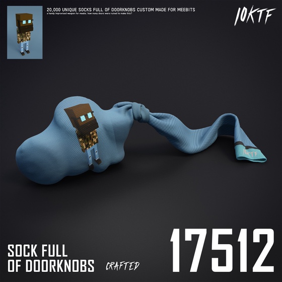 Meebit Sock Full of Doorknobs #17512