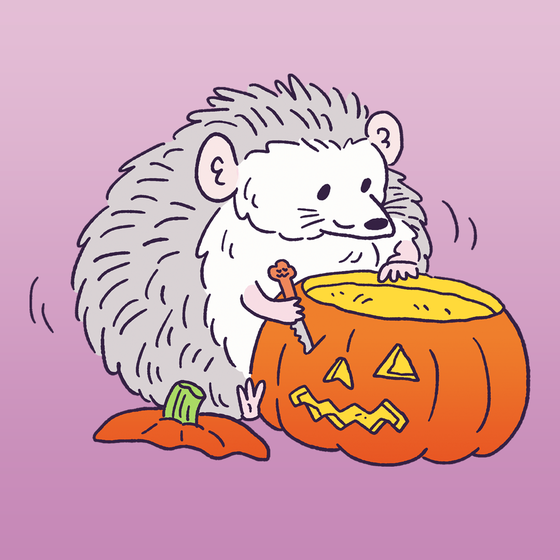 Halloween Hedgehog #1643