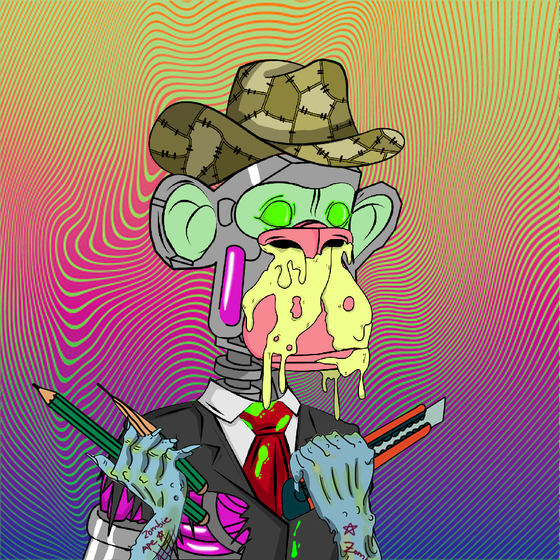 Zombie Ape Artist #1446