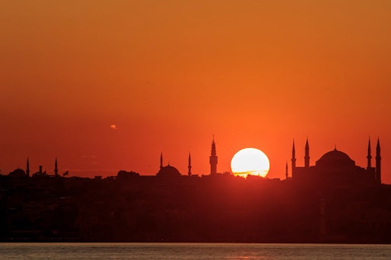 Sunset in Istanbul