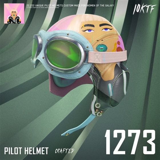 Galaxy Pilot Helmet #1273
