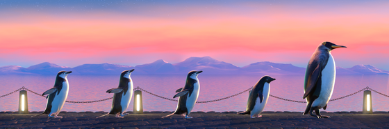 Five Penguins #2427