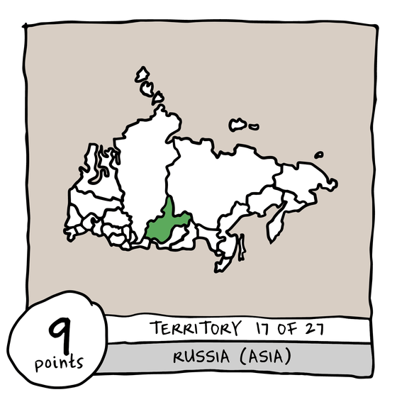 Territory 17/27 - Russia (Asia) (Irkutsk Oblast)