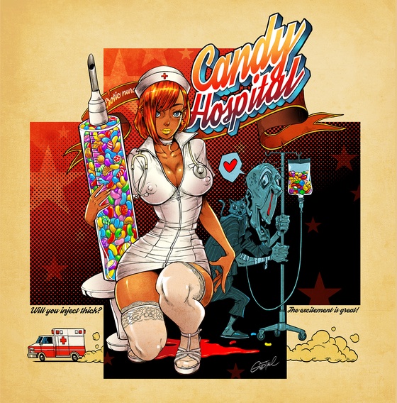 CANDY 007 injection nurse