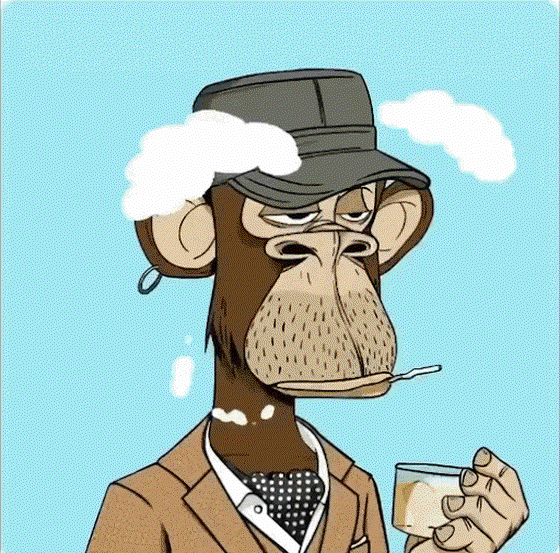 Animated Bored Ape [ Smoke Edition ]