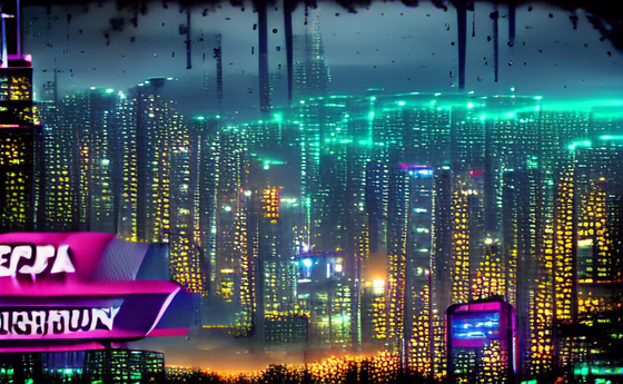 Cyberpunk Landscape 27