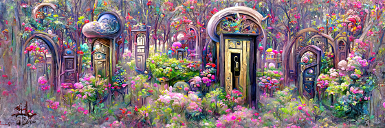 wonderland - the garden of doors