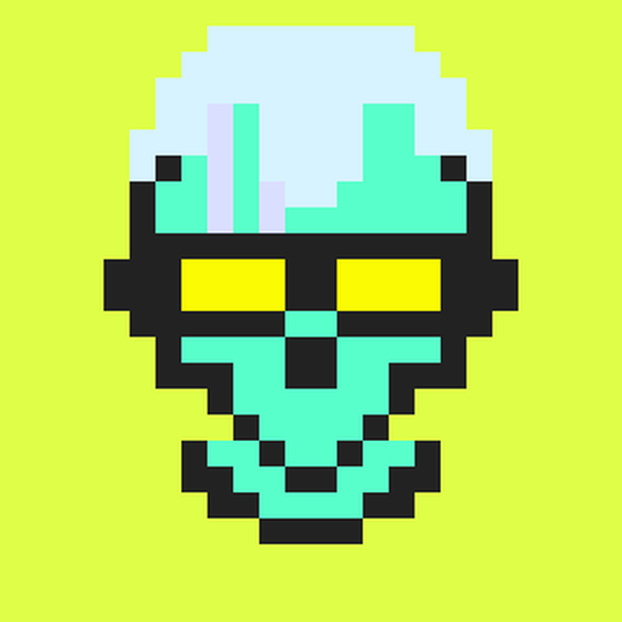 Cyber CryptoSkull #305