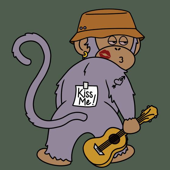 Kiss Me Monkey #2912