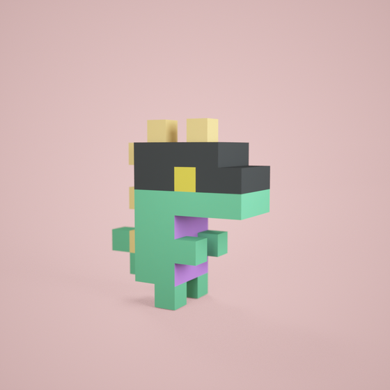 3D tiny dino #0694