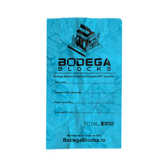 Bodega Blocks Preferred Genesis Private Sale Receipt