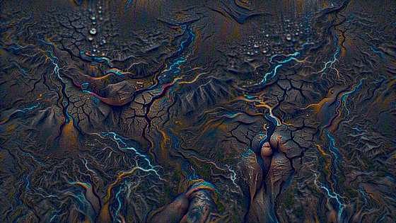 DRIPPING VALLEYS WITH RIVERS EARTH ELEMENT