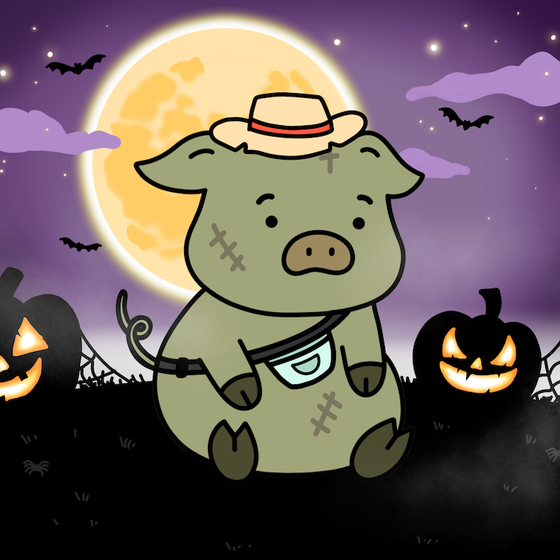 Zombie Piggie Palz #36 - Clarence