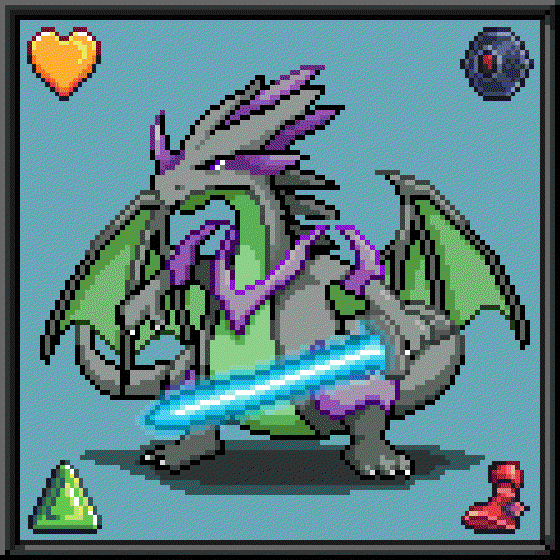 CryptoBeasts Dragoon #1014